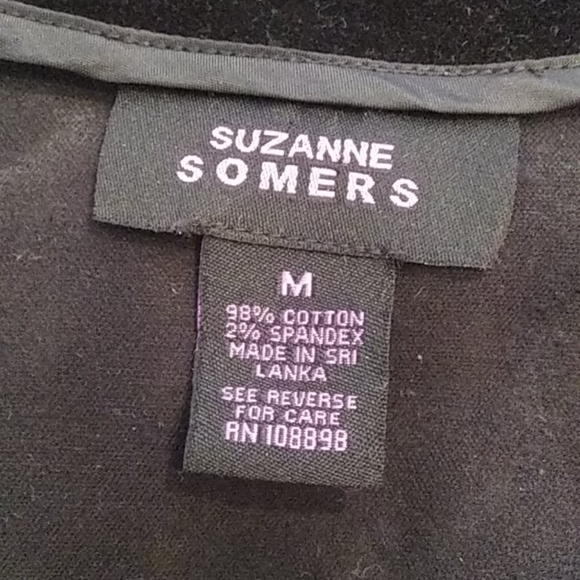 🖤Suzanne Somers Black Velvet Jacket W/Snaps Sz M - Picture 6 of 6